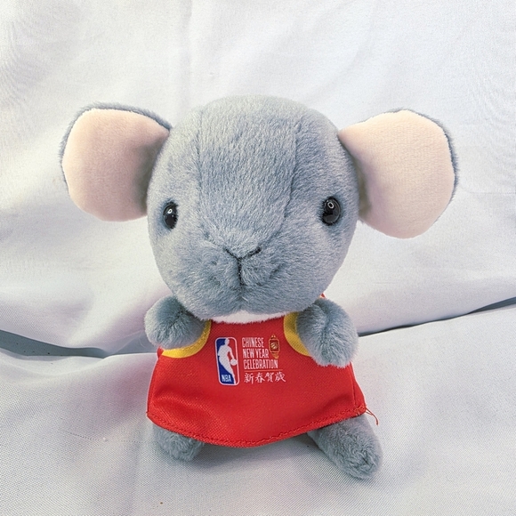 NBA Chinese New Year Celebration Plush Rat 7.5 Inch 2020 - Picture 1 of 9
